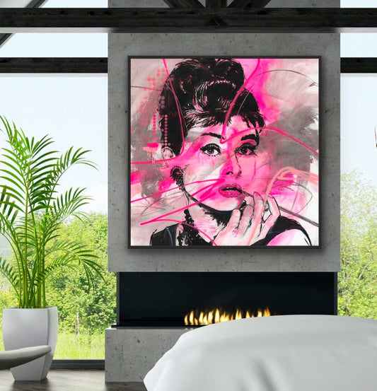 "Famous Figures - Audrey Hepburn" by Kelly O'Neal